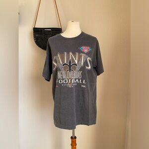 Vintage Trench  1994 USA New Orleans Saints T-Shirt, Size XL